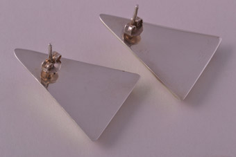 Silver Retro Earrings