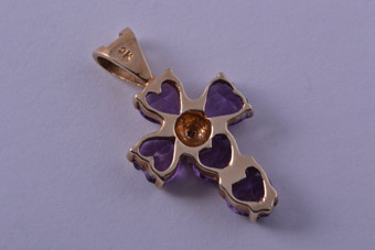 9ct Gold Modern Cross