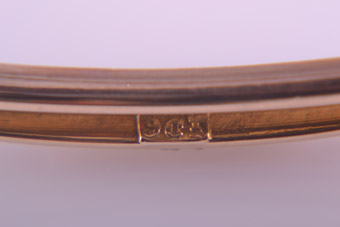 9ct Gold Victorian Bangle