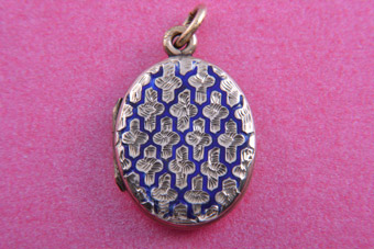 Enamel Victorian Locket