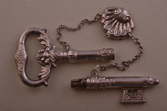 Silver Vintage Key