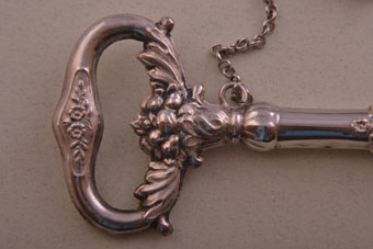 Silver Vintage Key