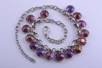 Necklace with Glass Beads