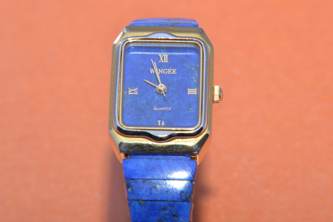 Wingee Watch With Lapis Lazuli