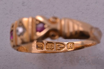 Gold Victorian Gypsy Ring