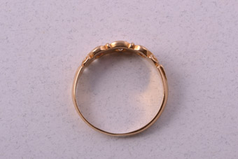 Gold Victorian Gypsy Ring