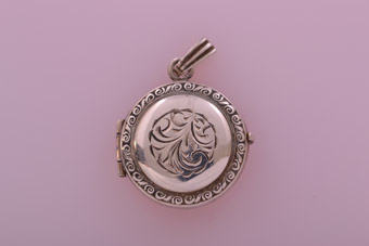 Silver Vintage Locket