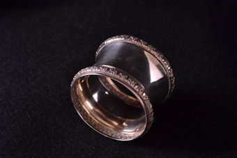 Silver Vintage Napkin Ring