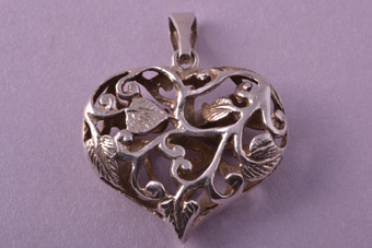 Silver Modern Pendant