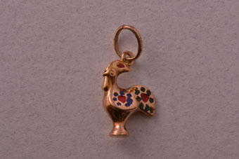 Vintage Rooster Charm