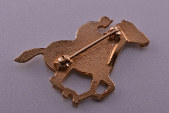 Enamel Vintage Brooch