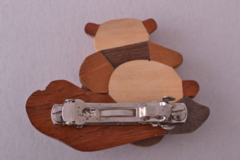 Wooden Vintage Hair Clip