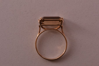 Gold Retro Ring
