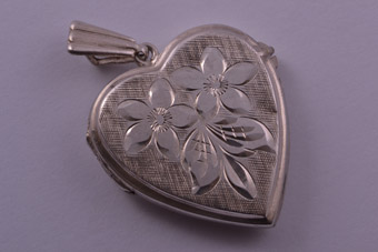 Silver Vintage Locket