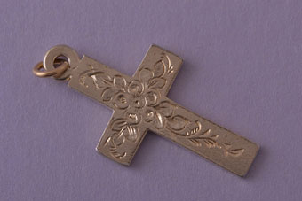 Silver Gilt Edwardian Cross