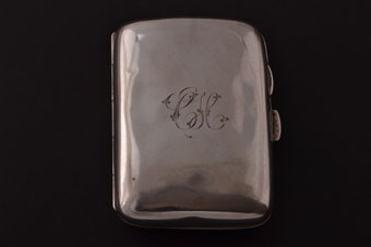 Silver Vintage Cigarette Case