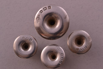 Silver Shirt Studs