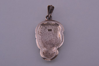 Silver African Mask Charm
