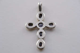 Silver Modern Cross
