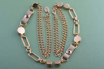 Gilt Modern Necklace