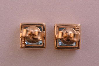 Gold Stud Earrings