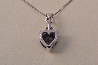 Gold Modern Heart Pendant