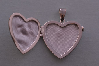 Gold Modern Heart Locket