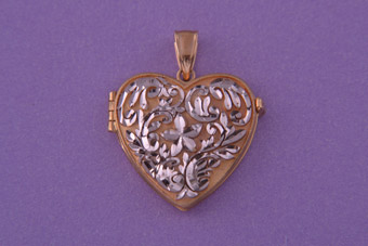 9ct Gold Modern Locket