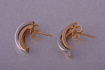 9ct Gold Modern Earrings