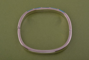 Silver Modern Bangle