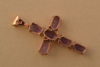 Gold Modern Cross