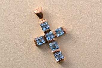 Gold Modern Cross