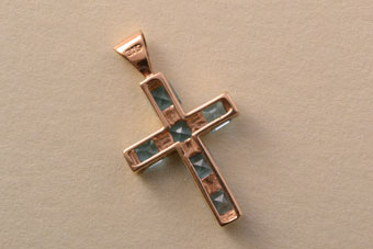 Gold Modern Cross