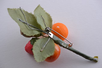 Vintage Fruit Brooch