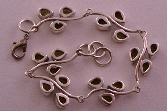 Silver Modern Bracelet