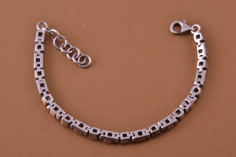 Silver Modern Bracelet