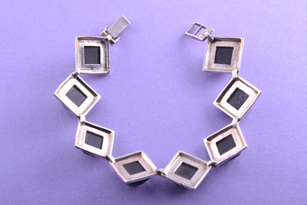 Silver Modern Bracelet