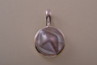 Silver Modern Pendant