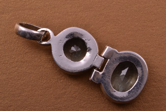 Silver Modern Pendant