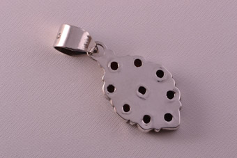 Silver Modern Pendant