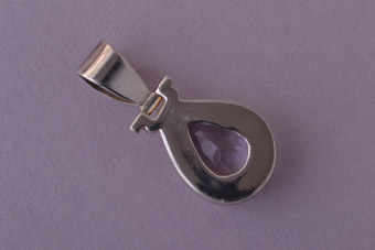 Silver Modern Pendant