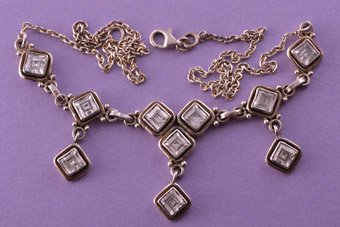 Silver Modern Necklace