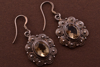 Silver Modern Earrings