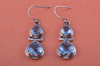 Silver Modern Earrings