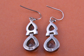 Silver Modern Earrings