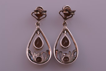 Silver Modern Earrings