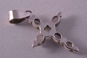 Silver Modern Cross