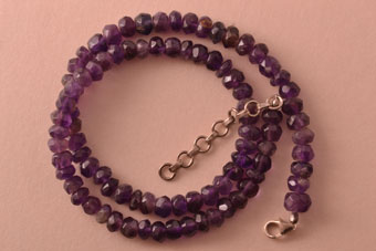 Modern Amethyst Necklace