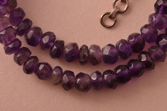 Modern Amethyst Necklace