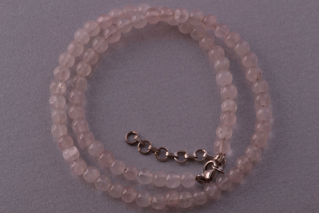 Rose Quartz Modern Necklace m8m | Amanda Appleby